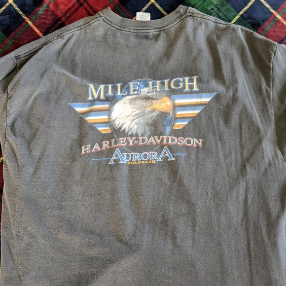Harley Davidson "I got mine..." at Aurora, Colorado Tee Shirt (1 OF MANY!!) - Picture 2 of 5